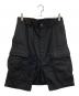 RICK OWENS DRKSHDW（リックオウエンス ダークシャドウ）の古着「Denim Cargo Shorts DL01B7391-BLKGJP」｜ブラック