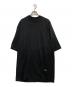 RICK OWENS DRKSHDW（リックオウエンス ダークシャドウ）の古着「JUMBO TEE　DU21S2274-RN」｜ブラック