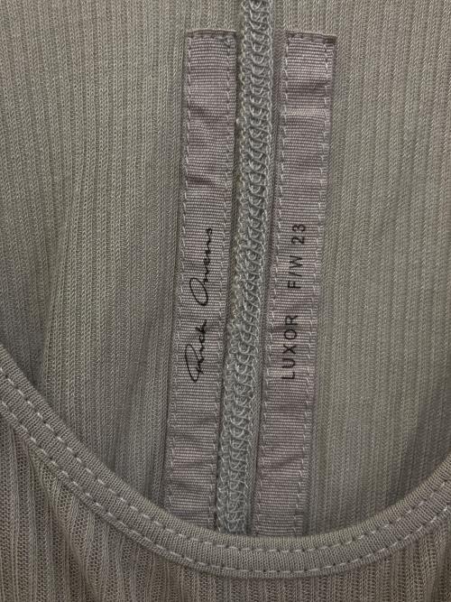 RICK OWENS（リックオウエンス）RICK OWENS (リックオウエンス) banana Layered T-shirt　RU02C7254-RC グレー サイズ:Lの古着・服飾アイテム