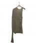 RICK OWENS（リックオウエンス）の古着「banana Layered T-shirt　RU02C7254-RC」｜グレー