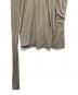 中古・古着 RICK OWENS (リックオウエンス) banana Layered T-shirt　RU02C7254-RC グレー サイズ:L：20000円