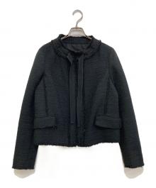 PROENZA SCHOULER（プロエンザ スクーラー）の古着「ツイードジャケット」｜ブラック