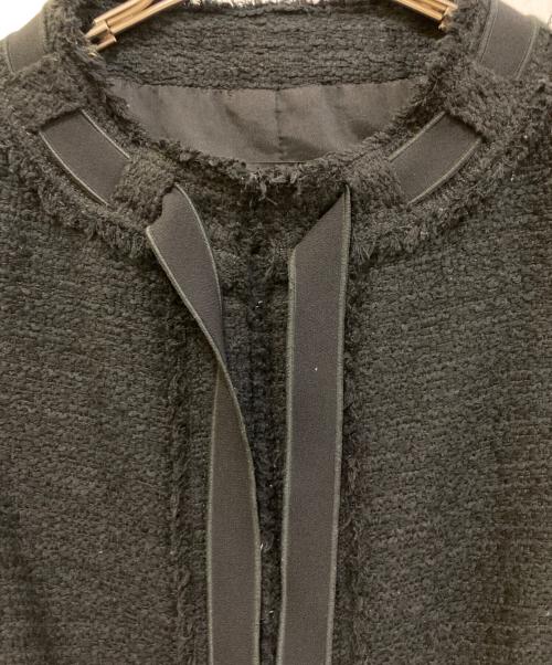 PROENZA SCHOULER（プロエンザ スクーラー）PROENZA SCHOULER (プロエンザ スクーラー) ツイードジャケット ブラック サイズ:2の古着・服飾アイテム