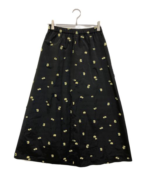 BALLSEY（ボールジィ）BALLSEY (ボールジィ) ペイズリーマトラッセ ギャザーロングスカート ホワイト サイズ:Sの古着・服飾アイテム