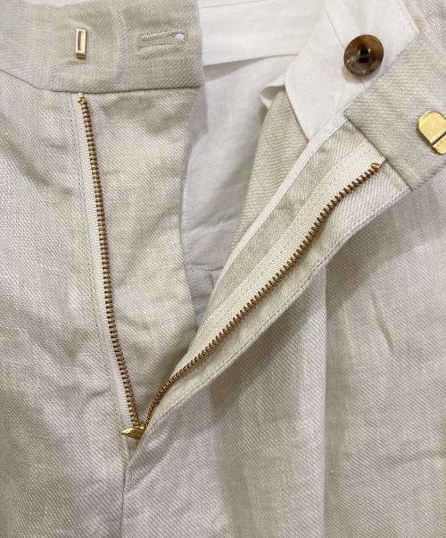 DEUXIEME CLASSE（ドゥーズィエム クラス）DEUXIEME CLASSE (ドゥーズィエム クラス) Dashingly リネンパンツ アイボリー サイズ:36の古着・服飾アイテム