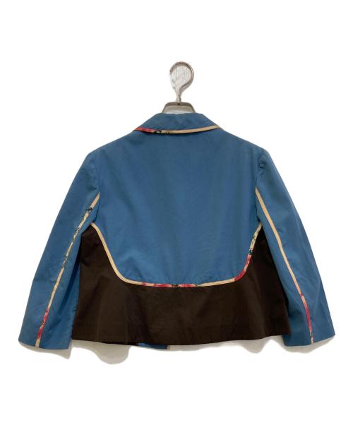 MARNI（マルニ）MARNI (マルニ) フラワーパピングジャケット ブルー サイズ:42の古着・服飾アイテム