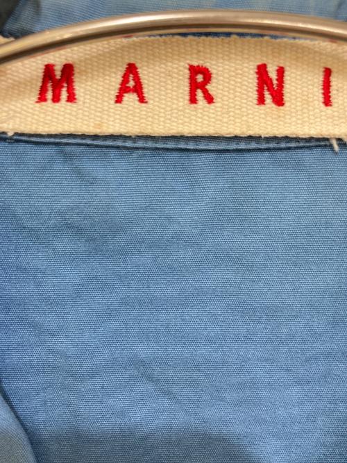 MARNI（マルニ）MARNI (マルニ) フラワーパピングジャケット ブルー サイズ:42の古着・服飾アイテム