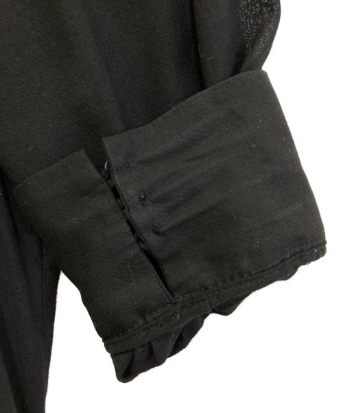 REGULATION Yohji Yamamoto（レギュレーションヨウジヤマモト）REGULATION Yohji Yamamoto (レギュレーションヨウジヤマモト) ギャザーワンピース FX-C51-005 ブラック サイズ:2の古着・服飾アイテム