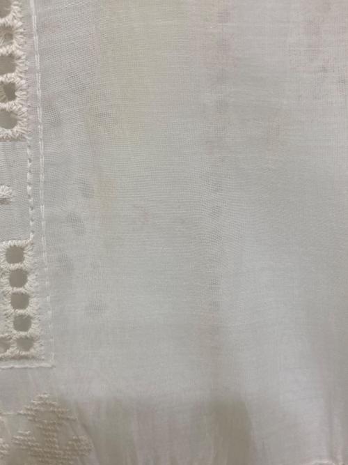 NOMBRE IMPAIR（ノンブルアンペール）NOMBRE IMPAIR (ノンブルアンペール) テンセル刺繍 衿付きショートシャツ アイボリー サイズ:Fの古着・服飾アイテム