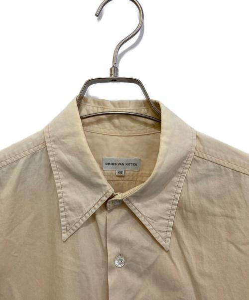 DRIES VAN NOTEN（ドリスヴァンノッテン）DRIES VAN NOTEN (ドリスヴァンノッテン) 半袖シャツ ベージュ サイズ:46の古着・服飾アイテム