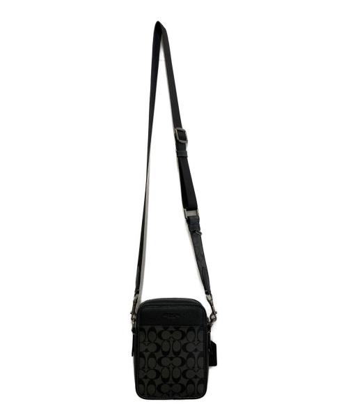 COACH（コーチ）COACH (コーチ) サリバン クロスボディ シグネチャー キャンバス ブラックの古着・服飾アイテム