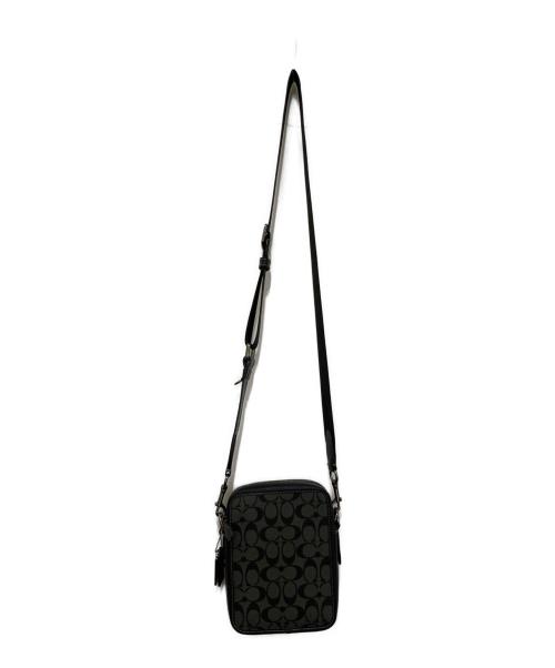 COACH（コーチ）COACH (コーチ) サリバン クロスボディ シグネチャー キャンバス ブラックの古着・服飾アイテム