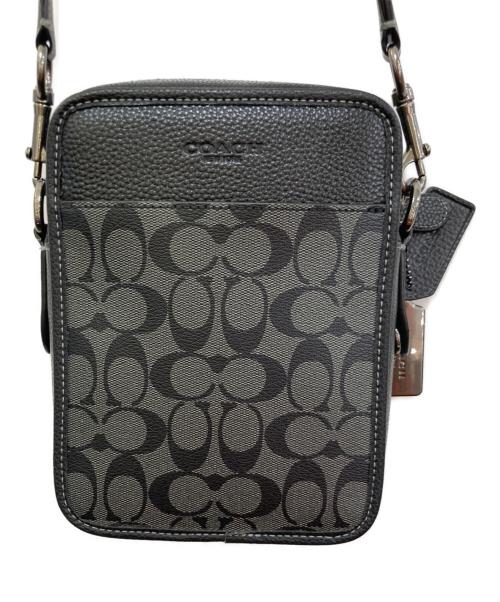 COACH（コーチ）COACH (コーチ) サリバン クロスボディ シグネチャー キャンバス ブラックの古着・服飾アイテム