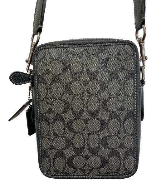 COACH（コーチ）COACH (コーチ) サリバン クロスボディ シグネチャー キャンバス ブラックの古着・服飾アイテム