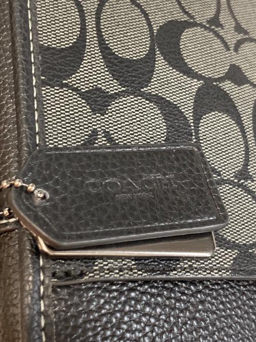 COACH（コーチ）COACH (コーチ) サリバン クロスボディ シグネチャー キャンバス ブラックの古着・服飾アイテム