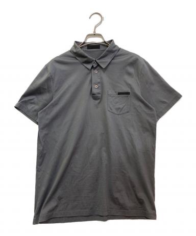 中古・古着通販】PRADA (プラダ) ポロシャツ グレー サイズ