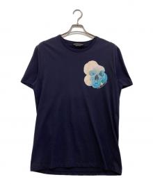 ALEXANDER McQUEEN（アレキサンダーマックイーン）の古着「プリントTシャツ　557812 QMZ92」｜ネイビー