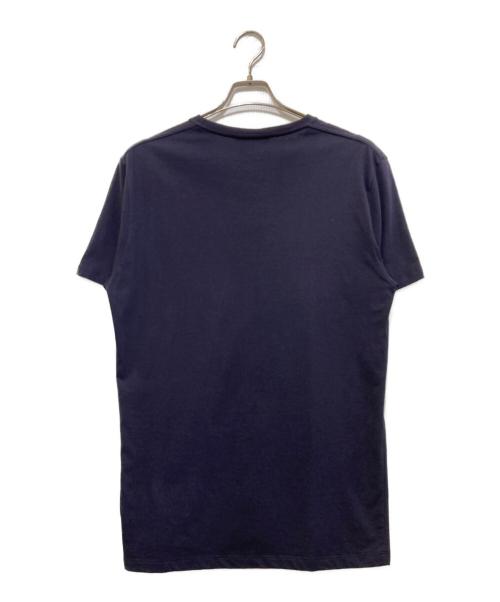 ALEXANDER McQUEEN（アレキサンダーマックイーン）ALEXANDER McQUEEN (アレキサンダーマックイーン) プリントTシャツ　557812 QMZ92 ネイビー サイズ:Lの古着・服飾アイテム