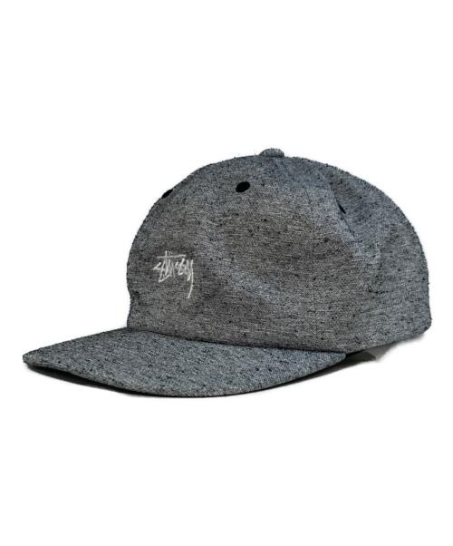 stussy（ステューシー）stussy (ステューシー) ストックロゴキャップ グレーの古着・服飾アイテム
