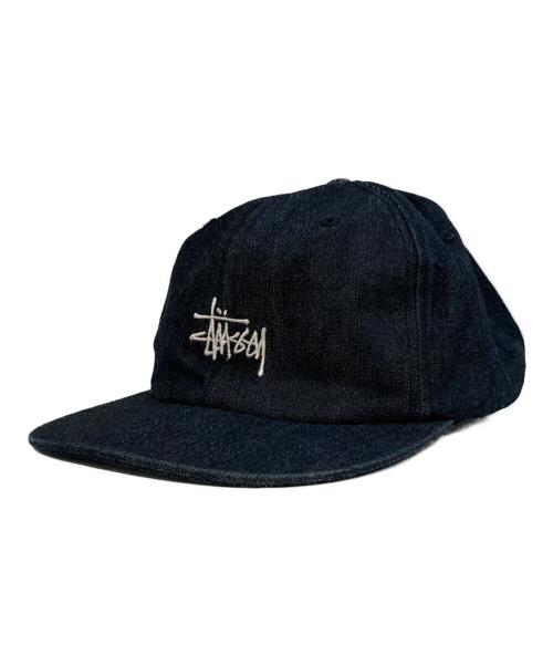 stussy（ステューシー）stussy (ステューシー) ストックロゴキャップ インディゴの古着・服飾アイテム