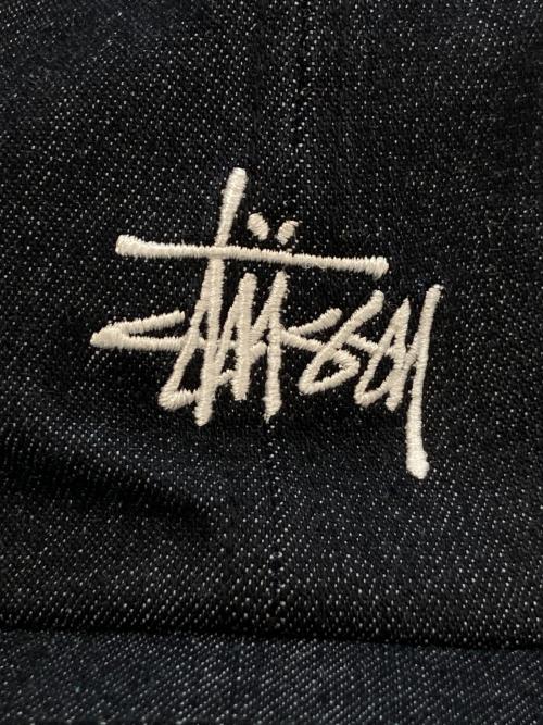 stussy（ステューシー）stussy (ステューシー) ストックロゴキャップ インディゴの古着・服飾アイテム