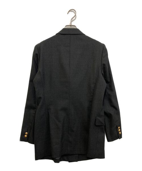 Burberry's（バーバリーズ）Burberry's (バーバリーズ) 金釦ダブルジャケット グレー サイズ:9の古着・服飾アイテム