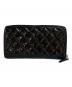 CHANEL (シャネル) マトラッセ長財布 ブラック：25000円