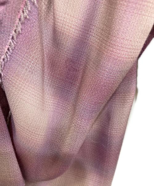 DISCOVERED（ディスカバード）DISCOVERED (ディスカバード) OMBRE CHECK JACKET パープル サイズ:不明(実寸をご参考下さい)の古着・服飾アイテム