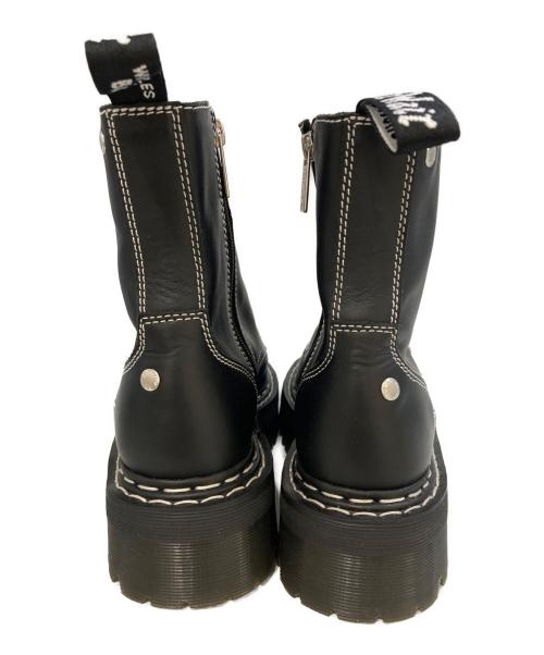 Dr.Martens（ドクターマーチン）Dr.Martens (ドクターマーチン) JADON/ホワイトダブルステッチ8ホールブーツ ブラック サイズ:39の古着・服飾アイテム