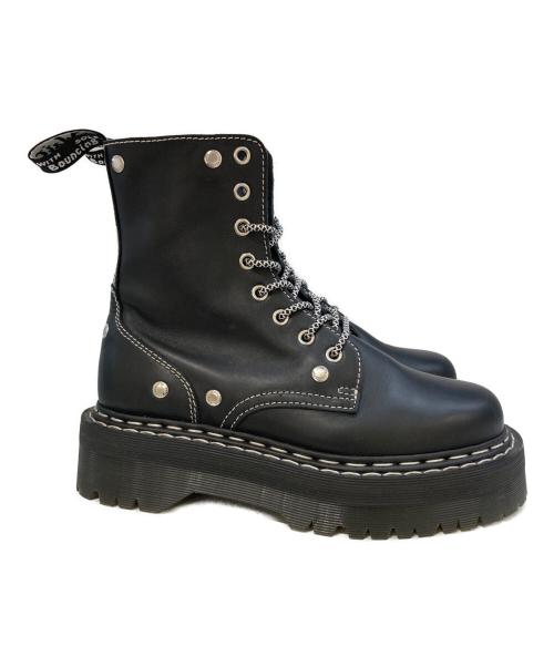 Dr.Martens（ドクターマーチン）Dr.Martens (ドクターマーチン) JADON/ホワイトダブルステッチ8ホールブーツ ブラック サイズ:39の古着・服飾アイテム