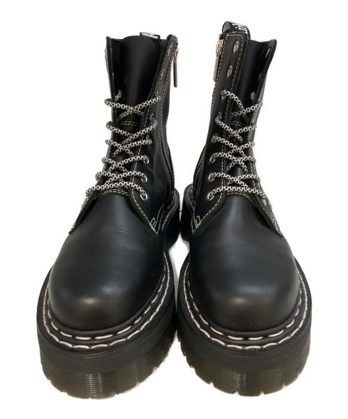 Dr.Martens（ドクターマーチン）Dr.Martens (ドクターマーチン) JADON/ホワイトダブルステッチ8ホールブーツ ブラック サイズ:39の古着・服飾アイテム