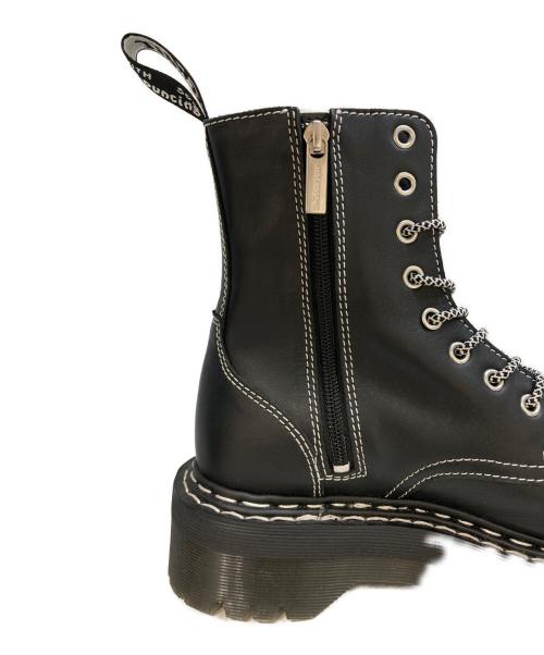 Dr.Martens（ドクターマーチン）Dr.Martens (ドクターマーチン) JADON/ホワイトダブルステッチ8ホールブーツ ブラック サイズ:39の古着・服飾アイテム