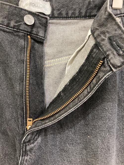 FOLL UNFOLLOW（フォル）FOLL UNFOLLOW (フォル) Wrangler (ラングラー) 別注4P JEANS ブラック サイズ:Mの古着・服飾アイテム