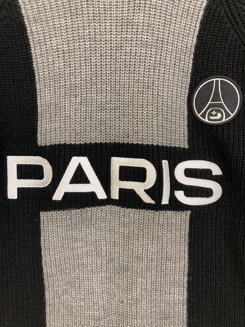 Paris Saint-Germain（パリサンジェルマン）Paris Saint-Germain (パリサンジェルマン) JP PARIS RE:KNIT グレー サイズ:Mの古着・服飾アイテム