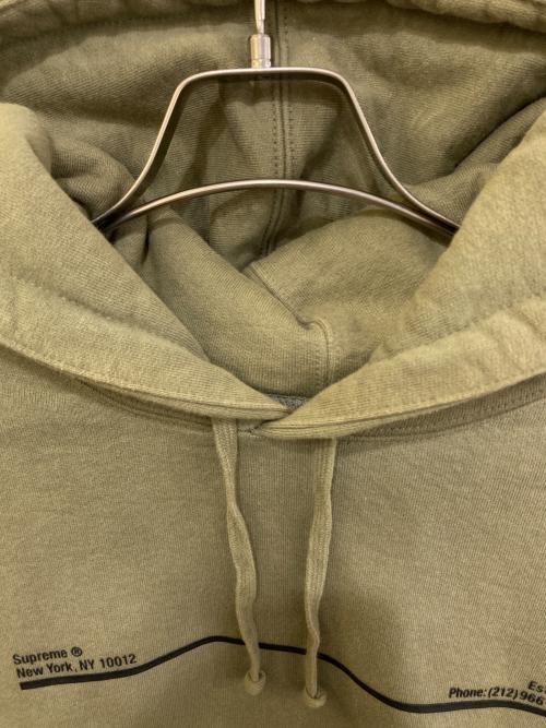 SUPREME（シュプリーム）SUPREME (シュプリーム) Shop Hooded Sweatshirt グリーン サイズ:Sの古着・服飾アイテム