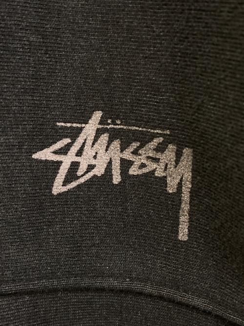stussy（ステューシー）stussy (ステューシー) Champion (チャンピオン) ジップパーカー　C8-J136 ブラック サイズ:SMALLの古着・服飾アイテム