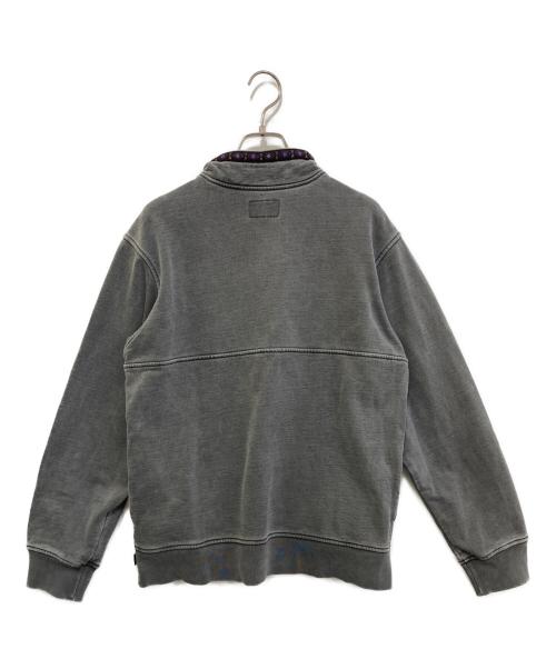 SUPREME（シュプリーム）SUPREME (シュプリーム) Overdyed Half Zip SweatShirt グレー サイズ:Sの古着・服飾アイテム