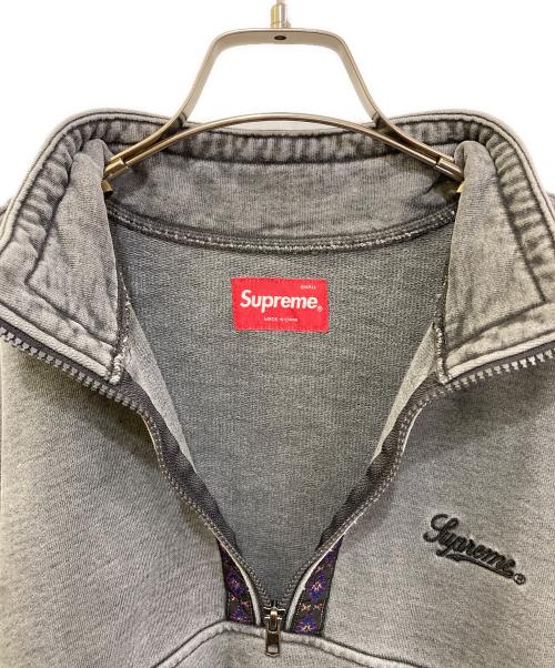 SUPREME（シュプリーム）SUPREME (シュプリーム) Overdyed Half Zip SweatShirt グレー サイズ:Sの古着・服飾アイテム
