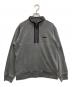SUPREME（シュプリーム）の古着「Overdyed Half Zip SweatShirt」｜グレー