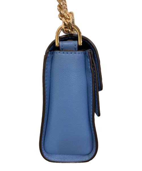MICHAEL KORS（マイケルコース）MICHAEL KORS (マイケルコース) ショルダーバッグ ブルーの古着・服飾アイテム