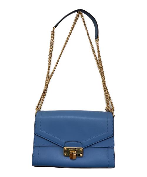 MICHAEL KORS（マイケルコース）MICHAEL KORS (マイケルコース) ショルダーバッグ ブルーの古着・服飾アイテム