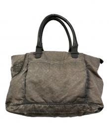 DIESEL（ディーゼル）の古着「ユーズド加工トートバッグ」｜グレー