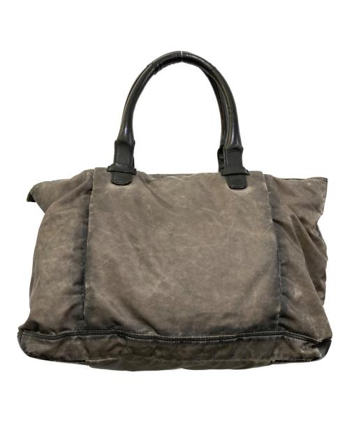 DIESEL（ディーゼル）DIESEL (ディーゼル) ユーズド加工トートバッグ グレーの古着・服飾アイテム