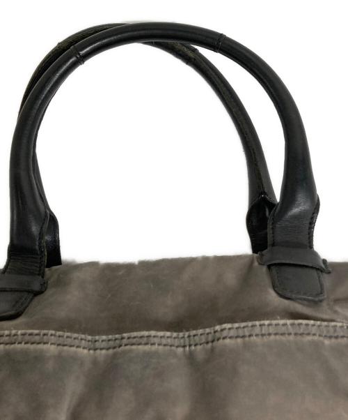 DIESEL（ディーゼル）DIESEL (ディーゼル) ユーズド加工トートバッグ グレーの古着・服飾アイテム