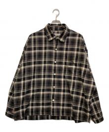 TIGHTBOOTH PRODUCTION（タイトブースプロダクション）の古着「PLAID L/S SHIRT」｜ブラック