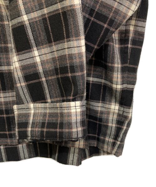 TIGHTBOOTH PRODUCTION（タイトブースプロダクション）TIGHTBOOTH PRODUCTION (タイトブースプロダクション) PLAID L/S SHIRT ブラック サイズ:Ｌの古着・服飾アイテム