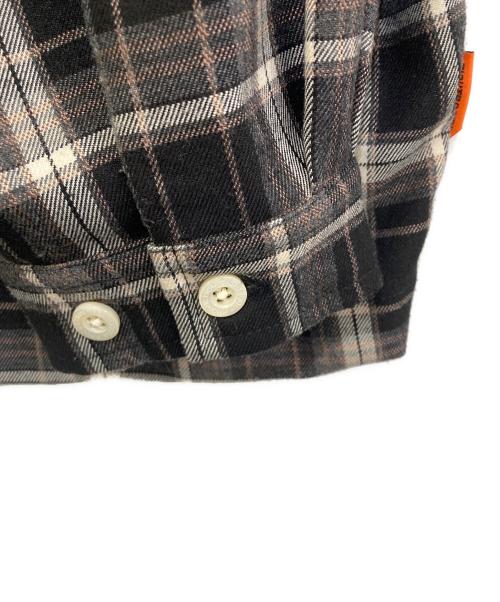 TIGHTBOOTH PRODUCTION（タイトブースプロダクション）TIGHTBOOTH PRODUCTION (タイトブースプロダクション) PLAID L/S SHIRT ブラック サイズ:Ｌの古着・服飾アイテム