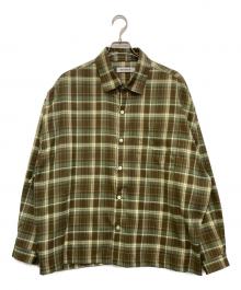 TIGHTBOOTH PRODUCTION（タイトブースプロダクション）の古着「PLAID L/S SHIRT」｜グリーン