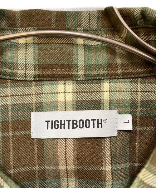 TIGHTBOOTH PRODUCTION（タイトブースプロダクション）TIGHTBOOTH PRODUCTION (タイトブースプロダクション) PLAID L/S SHIRT グリーン サイズ:Ｌの古着・服飾アイテム
