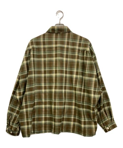 TIGHTBOOTH PRODUCTION（タイトブースプロダクション）TIGHTBOOTH PRODUCTION (タイトブースプロダクション) PLAID L/S SHIRT グリーン サイズ:Ｌの古着・服飾アイテム